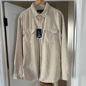 Molokai Men's Light Tan Corduroy Shirt Jacket